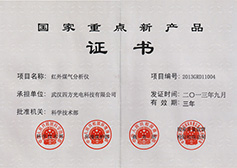 “红外煤气分析仪”获2013年国家重点新产品计划立项